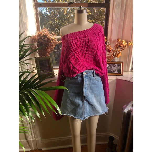 Express Sweaters - 🌺NWT-Chenille-Balloon Sleeve Sweater🌺